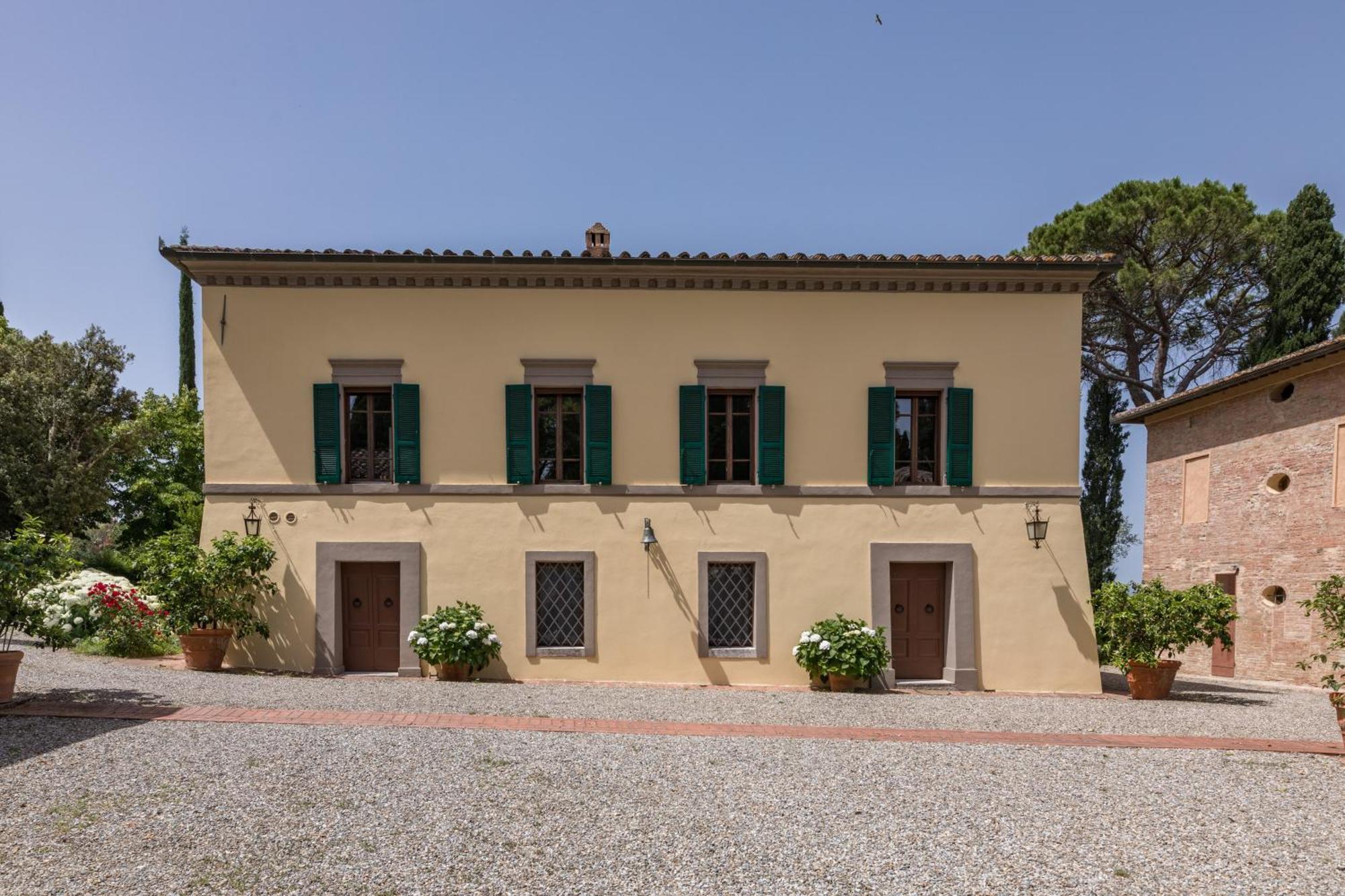 Villa Agriturismo Tenuta La Campana Asciano Exterior foto