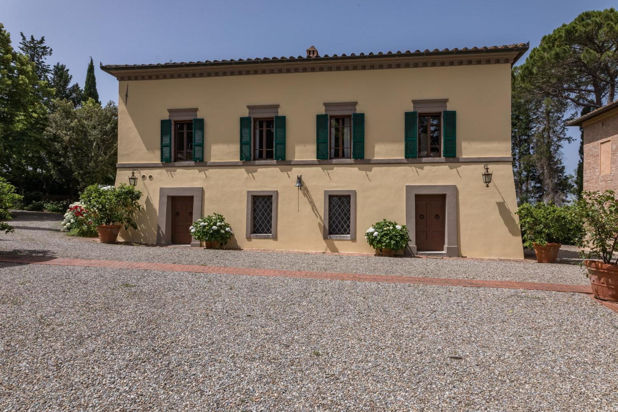 Villa Agriturismo Tenuta La Campana Asciano Exterior foto