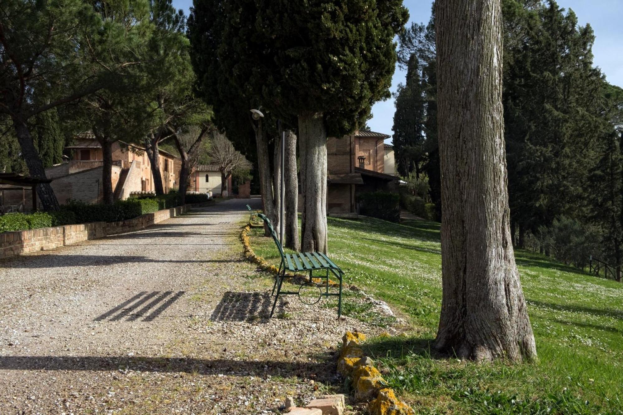 Villa Agriturismo Tenuta La Campana Asciano Exterior foto